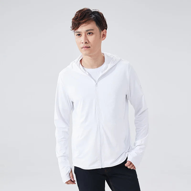 Men’s Summer UV Protection Hooded Jacket – Ultra-Light, Breathable & UPF 50+ - 3KDyn